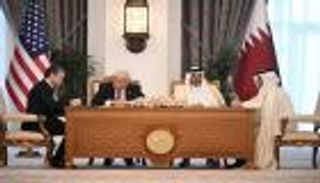 مباحثات ثنائية بين ترامب وتميم بن حمد وتوقيع اتفاقات دفاعية