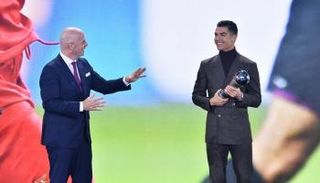 كريستيانو رونالدو نجم النصر السعودي وإنفانتينو