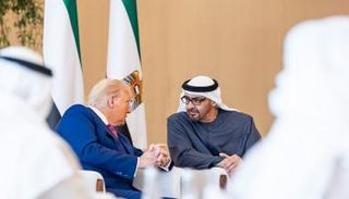 الشيخ محمد بن زايد آل نهيان ودونالد ترامب