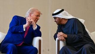 محمد بن زايد آل نهيان ودونالد ترامب