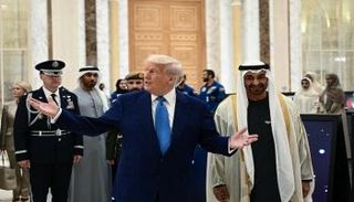 محمد بن زايد آل نهيان ودونالد ترامب