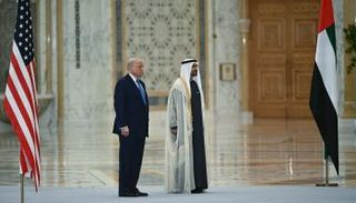 محمد بن زايد آل نهيان ودونالد ترامب