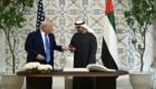 محمد بن زايد وترامب ورئيس إنفيديا يعقدون محادثات في أبوظبي