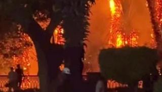 حريق النيل بالعاصمة المصرية القاهرة 