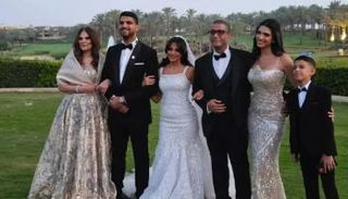 حفل زفاف هيا ابنة الفنانة أمل رزق 