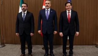 وزير الخارجية التركي يتوسط روبيو والشيباني