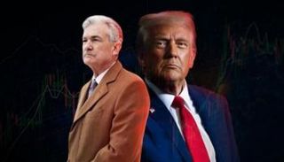 دونالد ترامب وجيروم باول