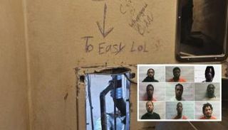 سجناء يهربون عبر ثقب مرحاض