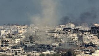 جانب من الضربات الإسرائيلية على غزة