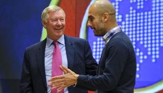 بيب غوارديولا وأليكس فيرغسون