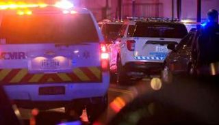 سيارات شرطة في مكان الحادث