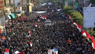 أثناء احتفاء يمنيين بعيد الوحدة