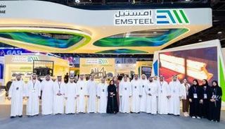 جانب من مشاركة مجموعة «إمستيل» في «اصنع في الإمارات»