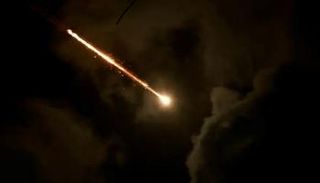 اعتراض صاروخ في سماء تل أبيب - أرشيفية