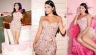 صور جديدة من احتفال أسماء جلال بعيد ميلادها الـ30