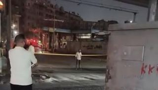 تسريب غاز في محطة وقود في رمسيس