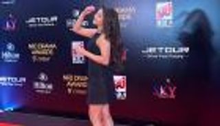 مايان السيد بفستان أسود قصير في حفل توزيع جوائز إنرجي (صور)