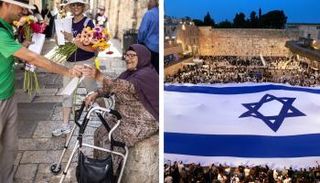 ما بين الأعلام والورود.. ترتسم معاناة الفلسطينيين بالقدس