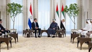 الشيخ محمد بن زايد آل نهيان ورئيس باراغواي