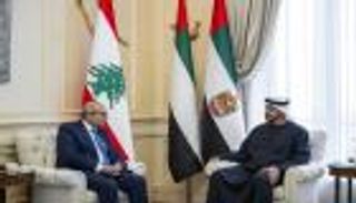 محمد بن زايد يبحث مع رئيس وزراء لبنان «التطورات الإقليمية»