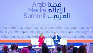 غسان سلامة في قمة الإعلام العربي