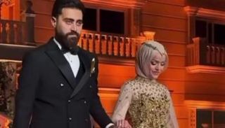 عبير الصغير وعريسها يوسف فرحات