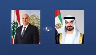 رئيس دولة الإمارات العربية المتحدة ورئيس الجمهورية اللبنانية