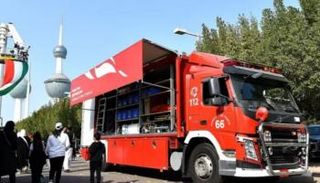 الحريق اندلع في شقتين في منطقة الرقعي