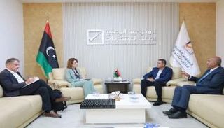 رئيس مفوضية الانتخابات في ليبيا يستقبل ممثلة رنامج الأمم المتحدة الإنمائي