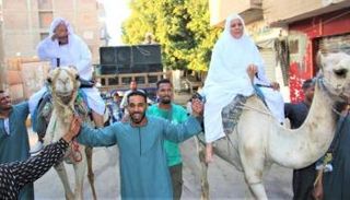 احتفالات الأقصر في توديع الحجاج