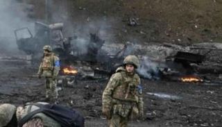 جانب من الحرب في أوكرانيا