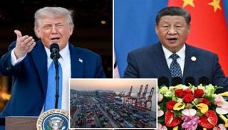 الرئيس الأمريكي دونالد ترامب ونظيره الصيني شي جين بينغ - تعبيرية