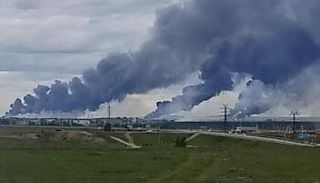 أعمدة دخان تتصاعد في سماء سيبيريا بعد هجوم «شبكة العنكبوت»