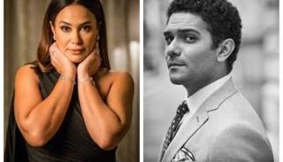 آسر ياسين وهند صبري