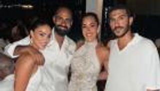 وسط أجواء عائلية.. أمينة خليل تحتفل بزفافها من جديد في اليونان (صور)