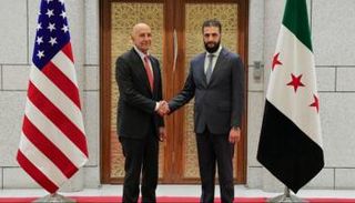 الشرع وباراك - أرشيفية