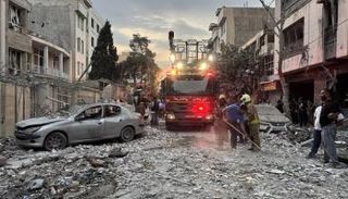 آثار الهجمات الإسرائيلية على مواقع في طهران