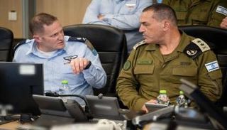 رئيس الأركان الإسرائيلي يتابع الهجوم على إسرائيل