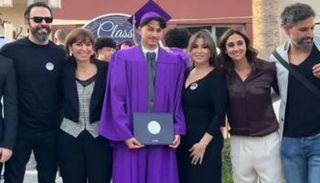 تيم حسن وديما بياعة يجتمعان في حفل تخرج ابنهما 
