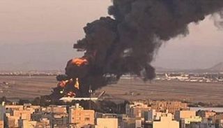 قصف في إيران