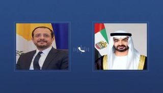 الشيخ محمد بن زايد آل نهيان ورئيس قبرص