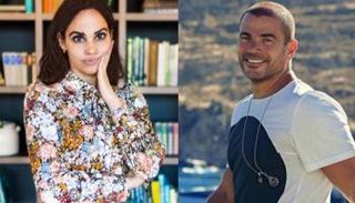 عمرو دياب وابنته نور - أرشيفية