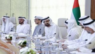 جانب من اجتماع مجلس الوزراء الإماراتي