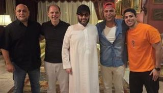 تركي آل شيخ في زيارة لمنزل عادل إمام