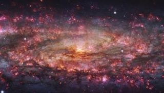 مجرة النحات كما ظهرت في الصورة