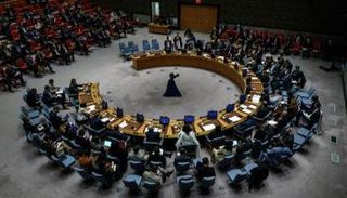 جلسة سابقة لمجلس الأمن الدولي