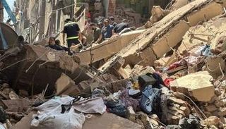 عقار حدائق القبة المنهار