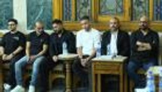 تامر حسني وهنا الزاهد ونجوم الفن في عزاء والدة المخرجة سارة وفيق (صور)