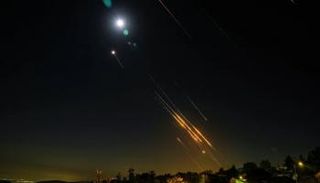 اعتراض هجوم صاروخي إيراني على إسرائيل