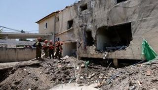 آثار الهجمات الإيرانية على إسرائيل